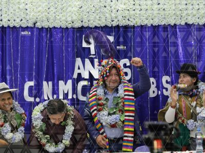 Aniversario de la Confederación Nacional de Mujeres Campesinas Indígenas Origininarias de Bolivia